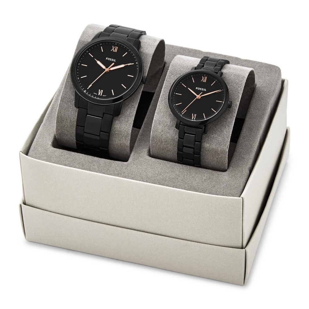 She and His Fossil Watches